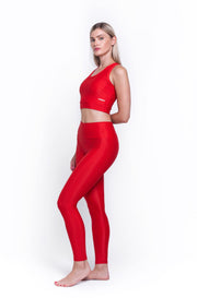 Red Leggings 7/8 - The Ultimate Sustainable Activewear! – VEOM