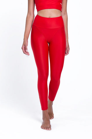 Red Leggings 7/8 - The Ultimate Sustainable Activewear! – VEOM